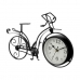 Galda pulkstenis Bicikl Crna Metal 33 x 22,5 x 4,2 cm (4 kom.)