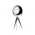 Reloj de Mesa Trípode Negro Metal 14 x 30 x 11 cm (4 Unidades)