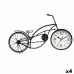 Table clock Bicycle Black Metal 42 x 24 x 10 cm (4 Units)