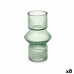 Vas Ränder Grön Glas 9,5 x 16,5 x 9,5 cm (8 antal)