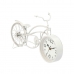Galda pulkstenis Bicikl Bijela Metal 42 x 24 x 10 cm (4 kom.)