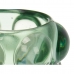 Portacandele Microsfere Verde Cristallo 8,4 x 9 x 8,4 cm (12 Unità)