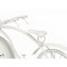 Namizna ura Cykel Hvid Metal 36 x 22 x 7 cm (4 enheder)