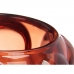 Ljusstakar Mikro-pärlor Orange Glas 8,4 x 12,5 x 8,4 cm (12 antal)