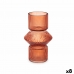Vase Streifen Orange Kristall 9,5 x 16,5 x 9,5 cm (8 Stück)