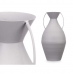 Vase Grey Steel 22 x 43 x 22 cm (4 Units)