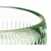 Κηροπήγιο Ρίγες Πράσινο Κρυστάλλινο 7,5 x 7,8 x 7,5 cm (12 Μονάδες)