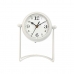Reloj de Mesa Blanco Metal 15,5 x 20 x 11 cm (4 Unidades)