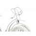 Galda pulkstenis Bicikl Bijela Metal 33 x 22,5 x 4,2 cm (4 kom.)