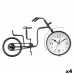 Stolné hodiny Bicykel Čierna Kov 33 x 21 x 4 cm (4 kusov)