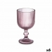 Kieliszek do wina Paski Różowy 370 ml (6 Sztuk)