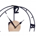 Reloj de Mesa Negro Metal Madera MDF 26 x 29 x 7 cm (6 Unidades)