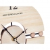 Horloge de table Balles Noir Métal Bois MDF 20,5 x 26,5 x 7 cm (6 Unités)