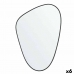Sienas spogulis Abstrakts Melns polipropilēns 40 x 60 x 2,5 cm (6 gb.)