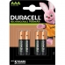 Atkārtoti Uzlādējamas Baterijas DURACELL StayCharged AAA (4pcs) HR03 AAA 1,2 V AAA