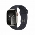 Chytré hodinky Apple Watch Series 9 + Cellular Černý Šedý 41 mm