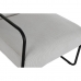 Fotel DKD Home Decor Czarny Poliester Biały Żelazo (64 x 74 x 79 cm)