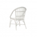 Chaise de Salle à Manger DKD Home Decor Blanc 63 x 50 x 89 cm