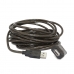 Predlžovací Kábel USB GEMBIRD USB A/USB A M/F 5m Čierna 5 m