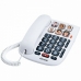 Стационарен телефон за възрастни Alcatel ATL1416459 LED Бял