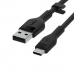 USB-C Cable to USB Belkin BOOST↑CHARGE Flex Melns 3 m