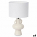Stolní lampa Váza 40 W Bílý Keramický 24 x 39,7 x 24 cm (4 kusů)