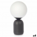 Bordlampe Krogla 40 W Hvid Sort Keramik 15 x 28,5 x 15 cm (4 enheder)