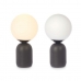 Asztali lámpa топка 40 W Fehér Fekete Kerámia 15 x 28,5 x 15 cm (4 egység)