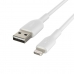 USB - Lightning kabelis Belkin CAA001BT0MWH Balta 15 cm