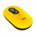 Mouse Logitech POP Mouse with emoji Gelb