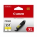 Съвместим касета с мастило Canon CLI-551Y XL B06XBTM1X6 Жълт