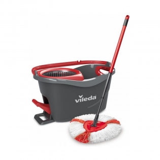 Mop with Bucket Vileda Spin & Clean Rotating polypropylene