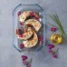 Kemencés ételeknek való tartó Pyrex Inspiration Átlátszó Üveg Négyszögletes 30 x 20 x 6,45 cm (5 egység)