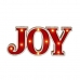 Декоративна фигурка Joy Светлина 3,7 x 11,5 x 26 cm Червен Дървен
