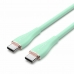 USB-C-kábel Vention TAWGG Zöld 1,5 m