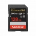 Micro-SD memóriakártya adapterrel SanDisk Extreme PRO 128 GB