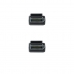 DisplayPort kábel NANOCABLE 10.15.2501 Fekete 1 m HDR 8K Ultra HD