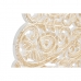Dekorácia na stenu Home ESPRIT Biela Prírodná Mandala Indián 119 x 1,5 x 119 cm