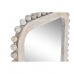 Τοίχο καθρέφτη Home ESPRIT Λευκό Ξύλο από Μάνγκο Μαρινάτος 60 x 2,5 x 90 cm