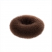 Donut Hair Bun Eurostil Polnjen Rjava