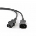 Kabel Voeding CPU - Monitor GEMBIRD PC-189-VDE-3M Zwart C14 3 m