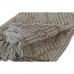 Κουβέρτα Home ESPRIT Λευκό Γκρι Μουστάρδα βαμβάκι (x2)