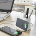 Caricabatterie Wireless con Supporto-Portaoggetti e Lampada a LED USB 5 in 1 DesKing InnovaGoods