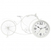 Galda pulkstenis Bicikl Bijela Metal 95 x 50 x 12 cm