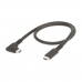 USB-C-kábel Startech RUSB31CC50CMBR Fekete 50 cm