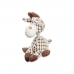 Suņu rotaļlieta Žirafe Balts Brūns 13 x 20 x 17 cm