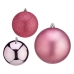 Χριστουγεννιάτικη μπάλα Ø 10 cm x6 Ροζ Πλαστική ύλη