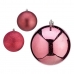 Bombki świąteczne Ø 10 cm 6 Sztuk Różowy Plastikowy