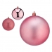 Bolas de Navidad Ø 12 cm 6 Unidades Rosa Plástico