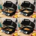 Air Fryer with Grill, Accessories and Recipe Book InnovaGoods Fryinn 12-in-1 6000 Black Steel 3400 W 6 L